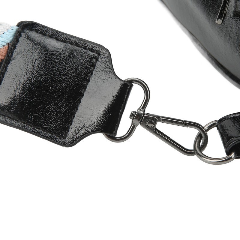 PU Leather Sling Bag Single Strap Shoulder Bag for Outdoor