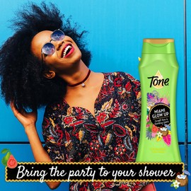 Tone Body Wash, Miami Glow Up, 16 fl oz (Pack of 6)