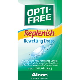 Opti-Free Replenish Rewetting Drops,10-mL,0.33 Fl Oz