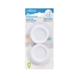 Dr. Brown's Wide Neck Baby Bottle Travel Cap 2 Pack