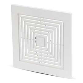 BlueStars S97011723 Bathroom Ceiling Fan Cover Bathroom Ceiling Grille with Springs Plastic Replacement Vent Fan Fits Models 663 670 671 675 688 689 Ventilation Plastic Cover White (9-1/4'' x 9'')