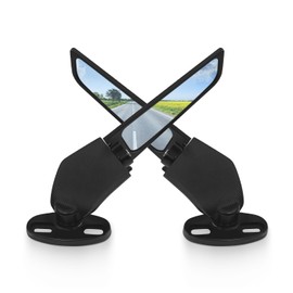 360° Rotating Motorcycle Wing Rearview Mirrors For Ninja650 Ninja500 Ninja400 300 ZX6R ZX10R ZX4RR ZX14R CBR300R CBR500R CBR600RR CBR1000RR GSXR600/750/1000 FZ6R Stealth Wing Side Mirror