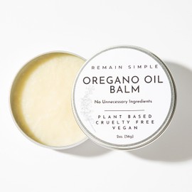 Remain Simple OREGANO OIL BALM - Strongest ALL NATURAL Formula to Help Nourish the Skin Great for Eczema, Ringworm, Jock Itch, Cracked Skin, Nail Issues and Much More - VEGAN Made in the USA