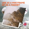 Classic Rectangle Magnet with Stand - Helvellyn Mountain Lake District