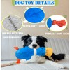AIMETING No Stuffing Squeaky Dog Toys, Tough Dog Chew Toys,