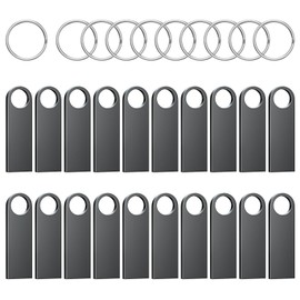 ABLAZE MiniUSB Stick 1GB Pack of 20 Waterproof 1GB USB Sticks Metal Pack of 20 for Laptop, Computer, TV, Car