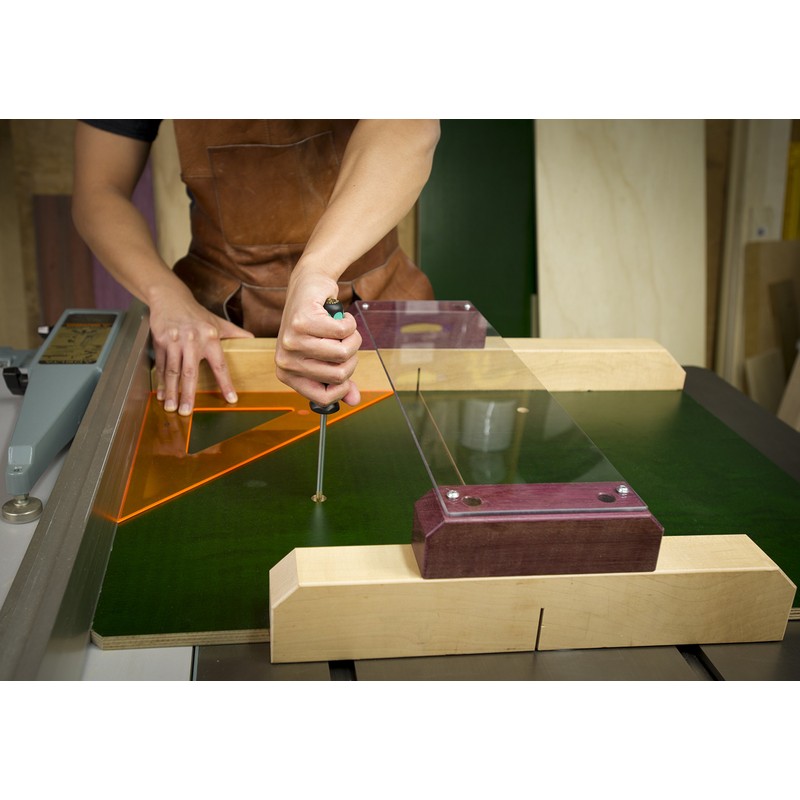 Microjig ZEROPLAY Miter Bars (2-Pack) with MATCHFIT Jig Handle for