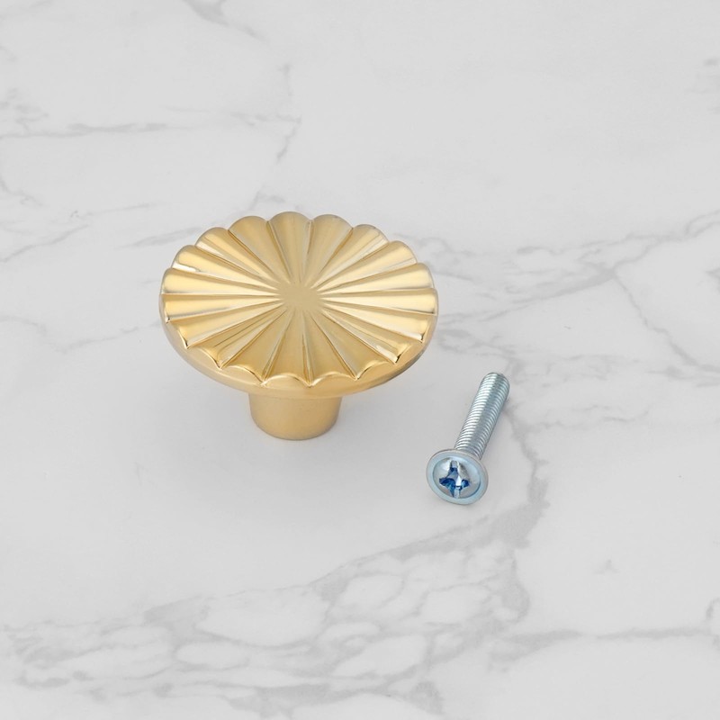 OTOTEC Pack of 2 Round Cabinet Knobs Alloy Replacement Part