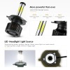 IRONWALLS 6Sides H4/9003/HB2 LED Headlight Bulbs Kit High Low Dual