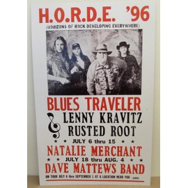 Horde 1996 Poster Blues Traveler Dave Matthews