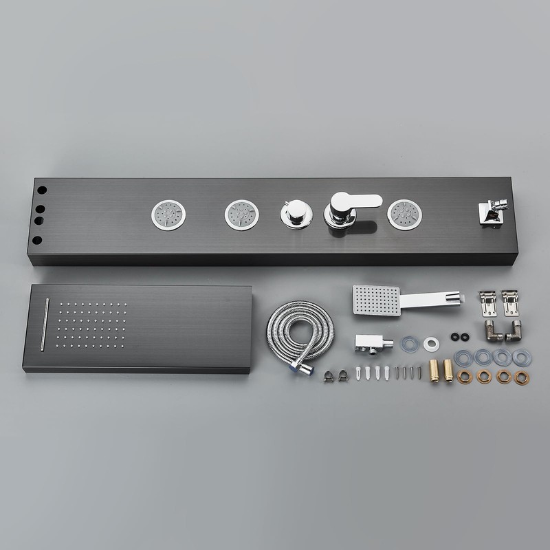 AlenArt Shower Panel Tower System, Multi Function Shower System with