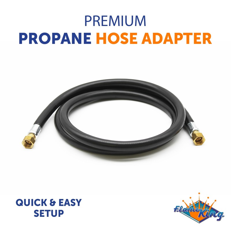 Flame King Thermo Rubber RV Slide Out Hose Assembly, 60