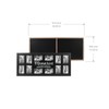 Prinz 12-Opening, 4"x6" Photos Memories Wall Hanging Collage Picture Frame,