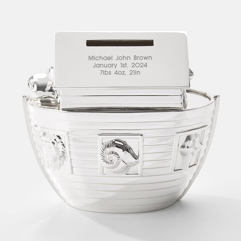Things Remembered Engraved Noahs Ark Bank for The New Baby