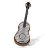Guitar Shaped Wine Cork Container Wine Bottle Stopper Organizer Home