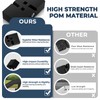 Gyykzz 1 Pack Black Vertical Pivot Connector for Stainless Steel