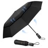 TECKNET Windproof Umbrella, Strong Compact Travel Automatic Umbrellas, Large Wind