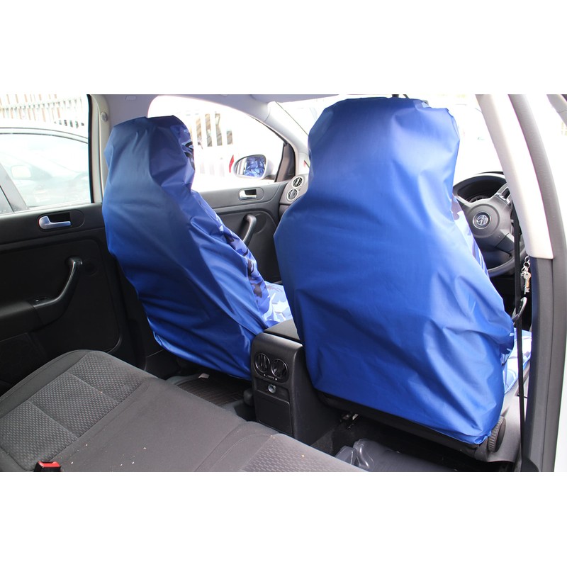Carseatcover-UK BLUE Camouflage Waterproof Seat Covers for Cars, Vans, MPvs