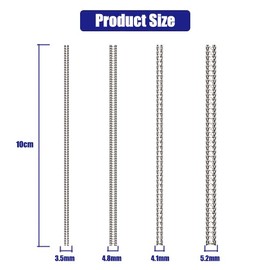 Ring Size Adjuster Kit, 20 Pieces Loose Ring Adjusters with Silver Polishing Cloth & Ring Sizer Invisible Spacer Suitable for Women and Men