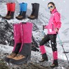 All-season waterproof snow protection outdoor mountaineering snow cover Spats Red-M 2ea
