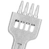6Pcs Prong Chisel Round Hole DIY Leather Punch Tool HighCarbon