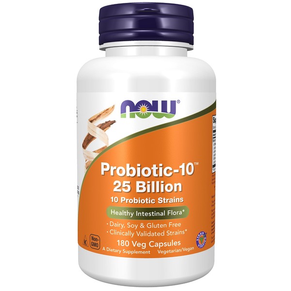 NOW Foods NOW Foods, Probiotic-10?, 25 Billion, with 10 Probiotic