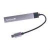 TECHZONE Hub 4 Puertos USB Tipo C (1 Puerto USB