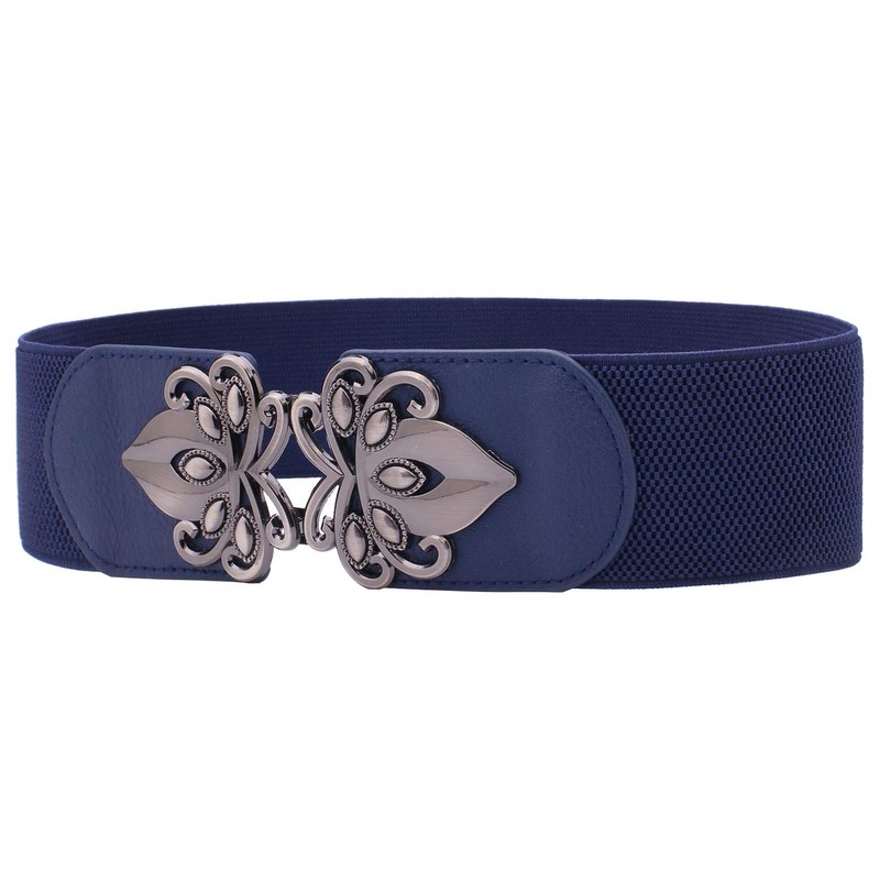 Syuer Womens Vintage Wide Elastic Stretch Waist Belt Retro Cinch