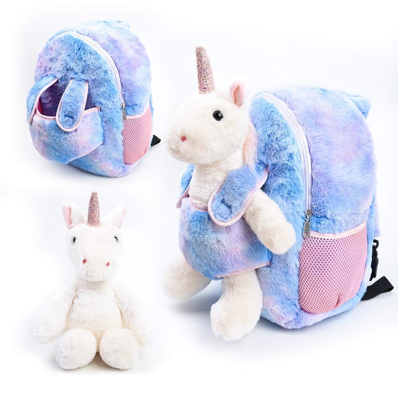 Funday Unicorn Kids Backpack with Removable Wheel backpack for girls