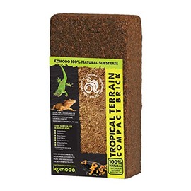 Komodo Tropical Terrain Compact Brick, Natural Substrate for Woodland or Rainforest Habitats