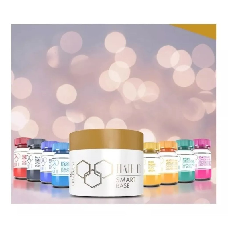 Lendan Concentrado De Diamante 4 Ampolletas Mask Smart Base Hair
