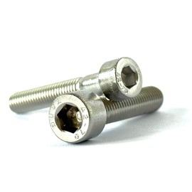 M5 x 20mm - Stainless Steel - Socket Cap - Hex Allen Key Screw Bolts - Perfect for Machinary, Electrical Devices, Furniture, Fixtures, Indoor & Outdoor DIY Projects - 20 Pack