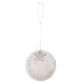 Räder [W] Circle Ornament, Set of 2, Silver, Diameter: 16 cm and 20 cm