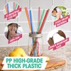 California Straws Pink Replacement Acrylic Straw Set of 6, Fits