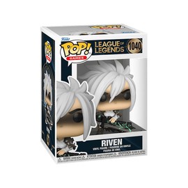 Epic Collectibles Pop League of Legends - Riven with Runic Blade Vinyl Figure Collectibles Bundle with Compatible Funko Box Protector