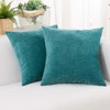 HWY 50 Teal Throw Pillows Covers 16x16 Inch for Couch