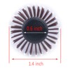 PERFEHAIR Small Round Hair Brush for Blow Drying With Soft
