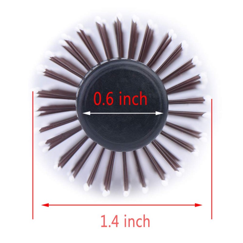 PERFEHAIR Small Round Hair Brush for Blow Drying With Soft