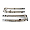 2x Chrome Front Grill Inserts Cover Trim Sticker Fits Ram