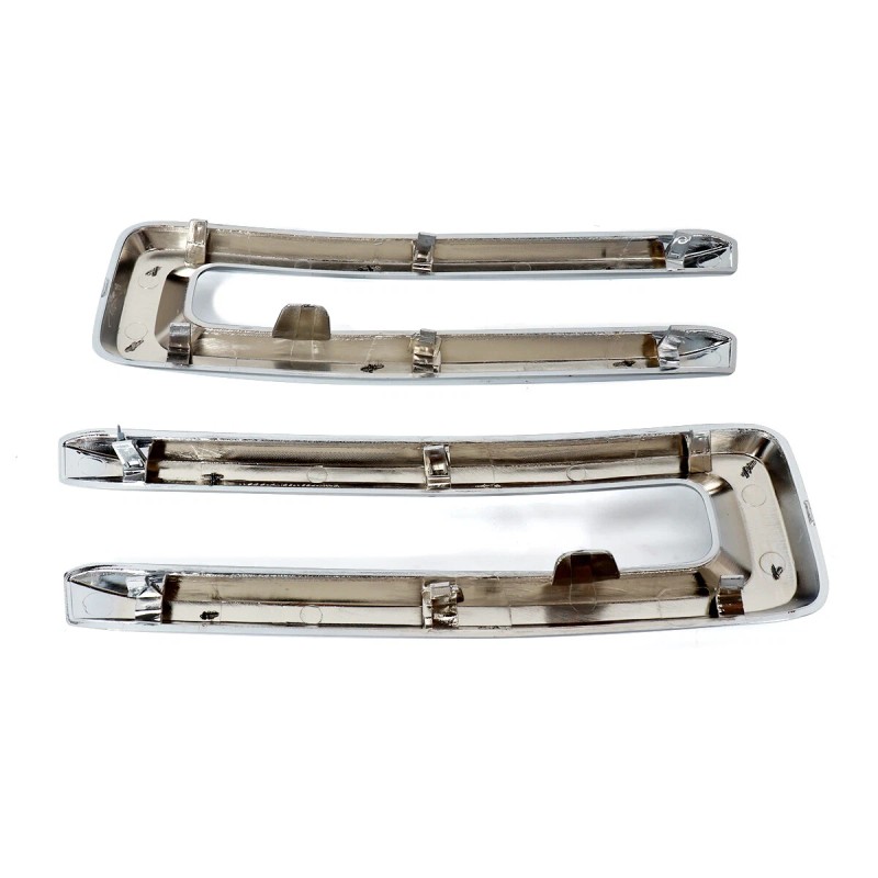 2x Chrome Front Grill Inserts Cover Trim Sticker Fits Ram