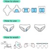 Viedouce washable panty liners, super absorbent bamboo sanitary towel, reusable