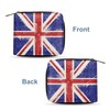 Dngkaoje Retro UK Flag Print Bifold Wallets for Men PU