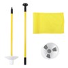 Practice Golf Hole Pole Cup Flag Stick Detachable 2 Section
