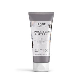 I LOVE Naturals Tonka Bean and Myrrh Hand Lotion - Hand Lotion for Dry Skin - Moisturizing Lotion with Shea Butter and Coconut Oil - 100 ml