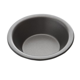 MASTERPRO MPHB73 Round Pie Dish, Carbon Steel/Black