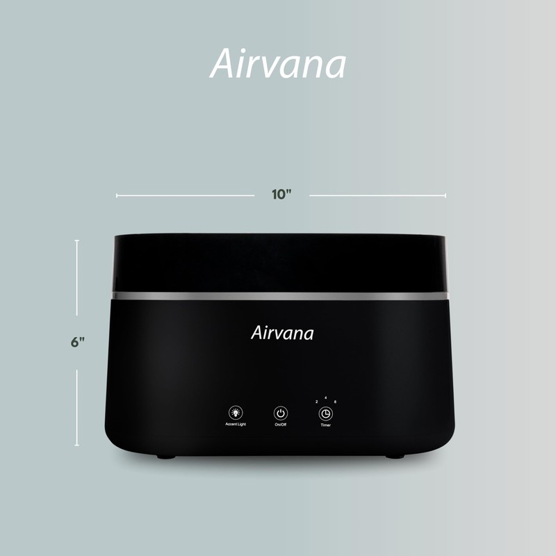 Airvana AquaFlame Ultrasonic Cool Mist Humidifier – Compact Humidifier Indoor