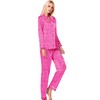 SWOMOG Womens Silk Satin Pajamas Loungewear Two-piece Sleepwear Button-Down Pj