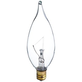 Feit Electric 25CFC 25-Watt Incandescent Flame Tip Bulb