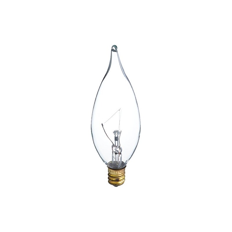 Feit Electric 25CFC 25-Watt Incandescent Flame Tip Bulb