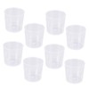 FELTECHELECTR 30ml Plastic Measuring Cups Set 30pcs Graduated Beakers for